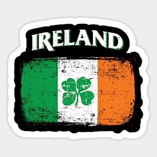 'Ireland' Cool St. Patrick Irish Flag Sticker